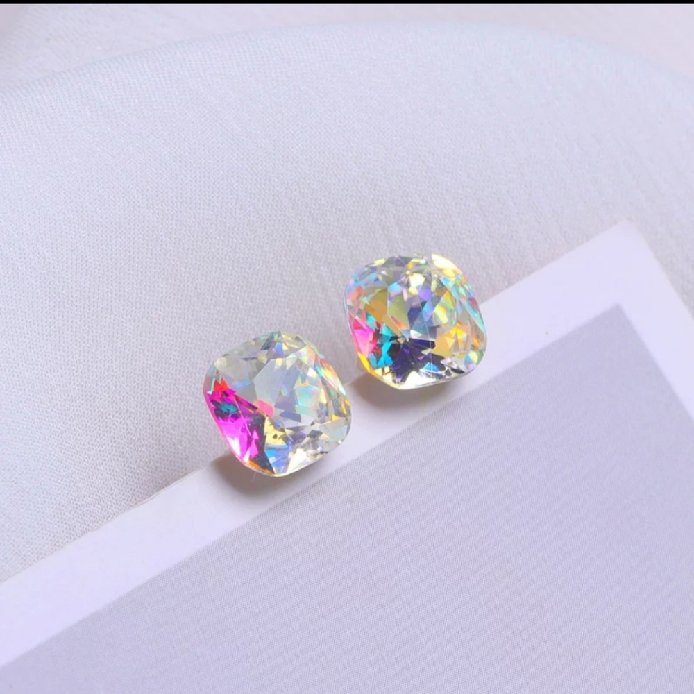 MultiColor Crystal Stone Stud earrings